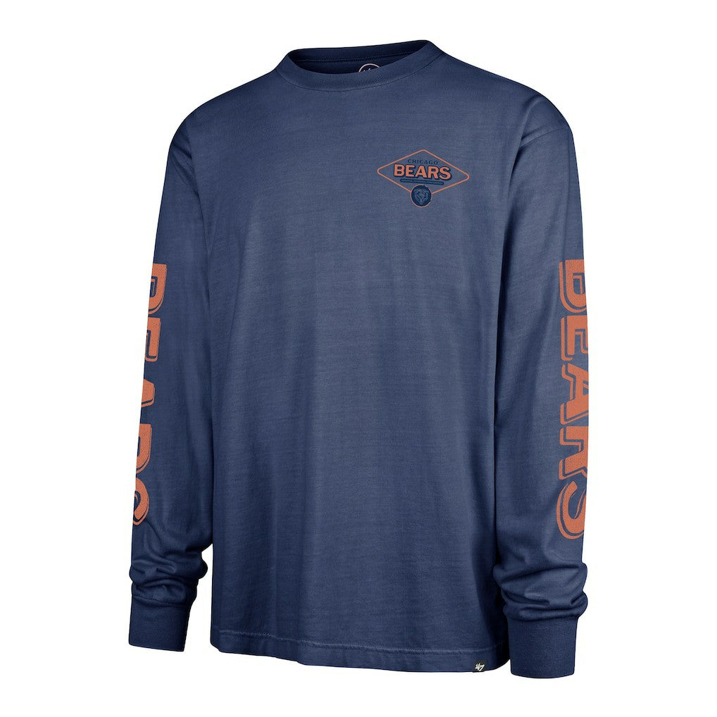 Chicago Bears '47 Cairn Ravine Foundation Long Sleeve T-Shirt - Navy for sale
