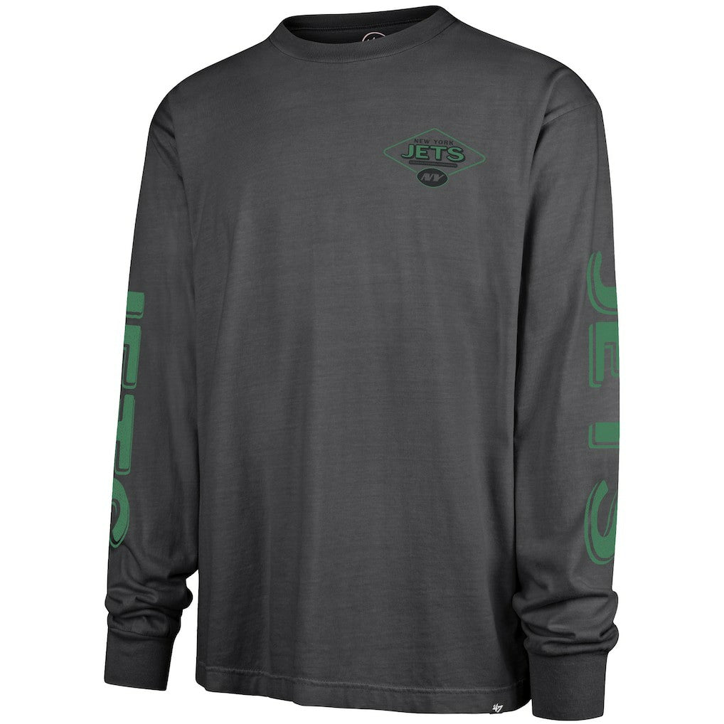 New York Jets '47 Cairn Ravine Foundation Long Sleeve T-Shirt - Charcoal cheap