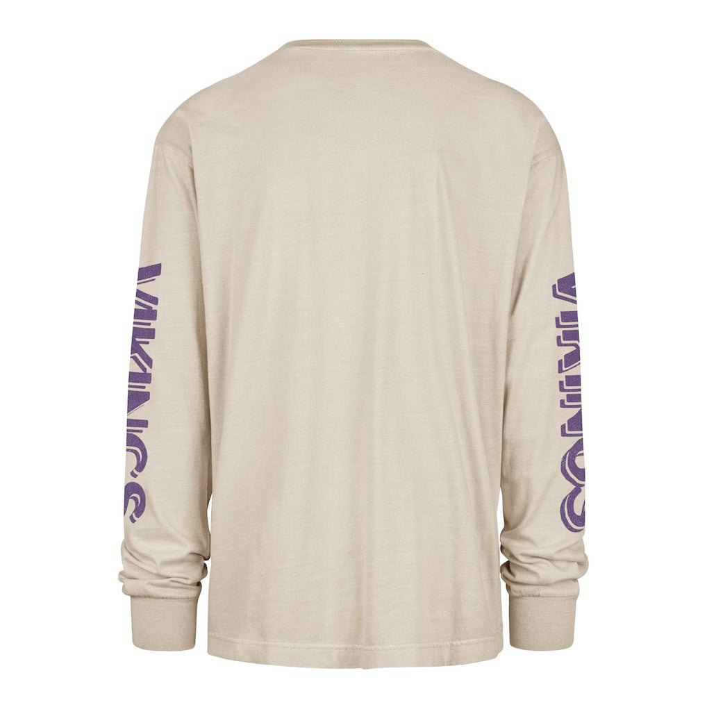 Minnesota Vikings '47 Cairn Ravine Foundation Long Sleeve T-Shirt - Tan outlet