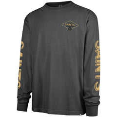 New Orleans Saints '47 Cairn Ravine Foundation Long Sleeve T-Shirt - Black on sale