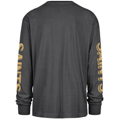 New Orleans Saints '47 Cairn Ravine Foundation Long Sleeve T-Shirt - Black on sale