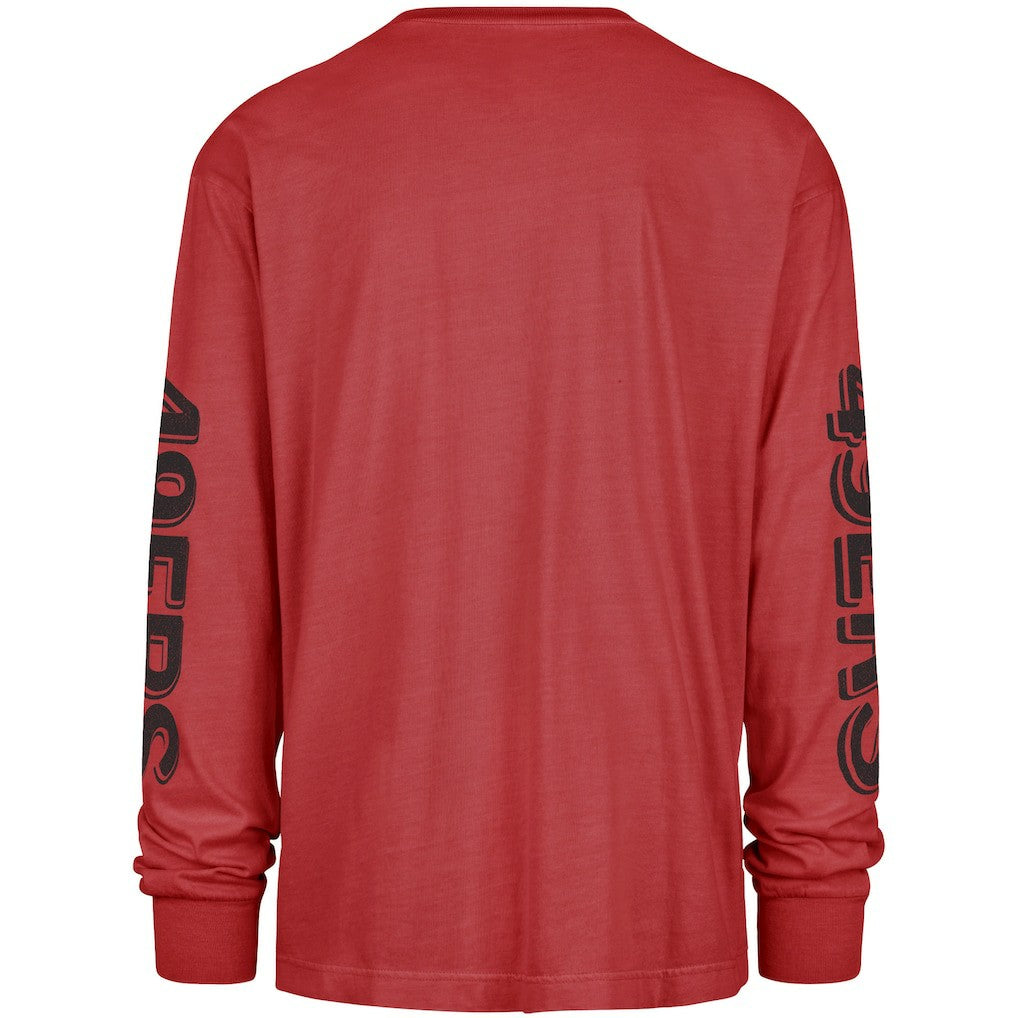 San Francisco 49ers '47 Cairn Ravine Foundation Long Sleeve T-Shirt - Scarlet outlet