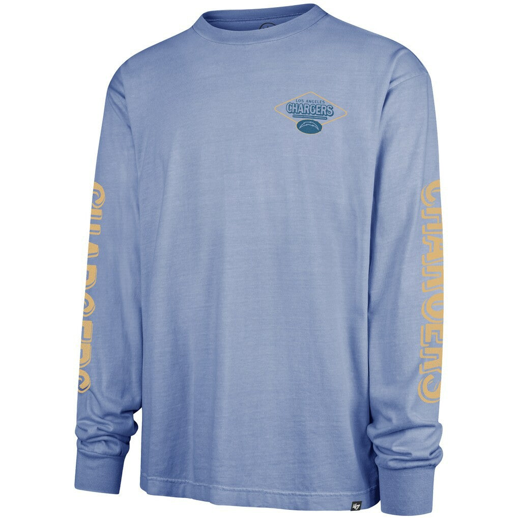Los Angeles Chargers '47 Cairn Ravine Foundation Long Sleeve T-Shirt - Powder Blue sale