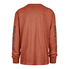 Cleveland Browns '47 Cairn Ravine Foundation Throwback Long Sleeve T-Shirt - Orange on sale