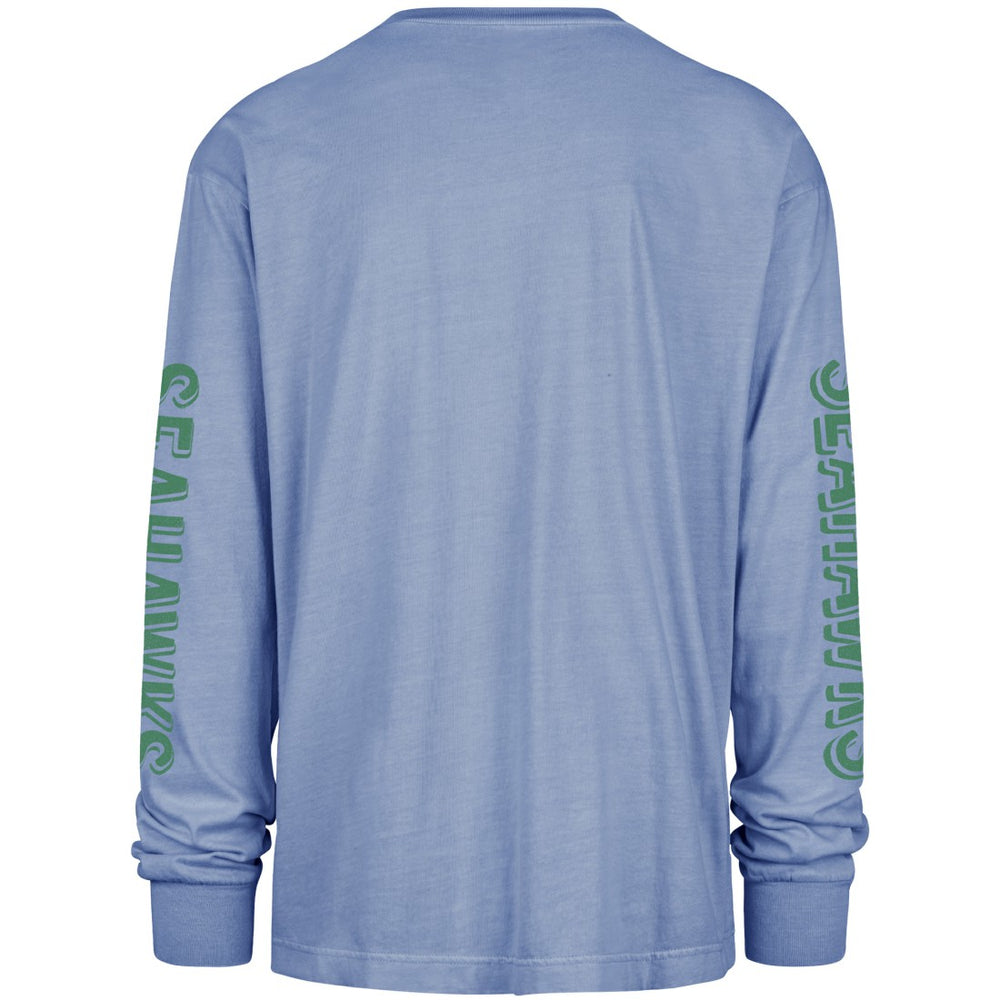 Seattle Seahawks '47 Cairn Ravine Foundation Throwback Long Sleeve T-Shirt - Blue cheap