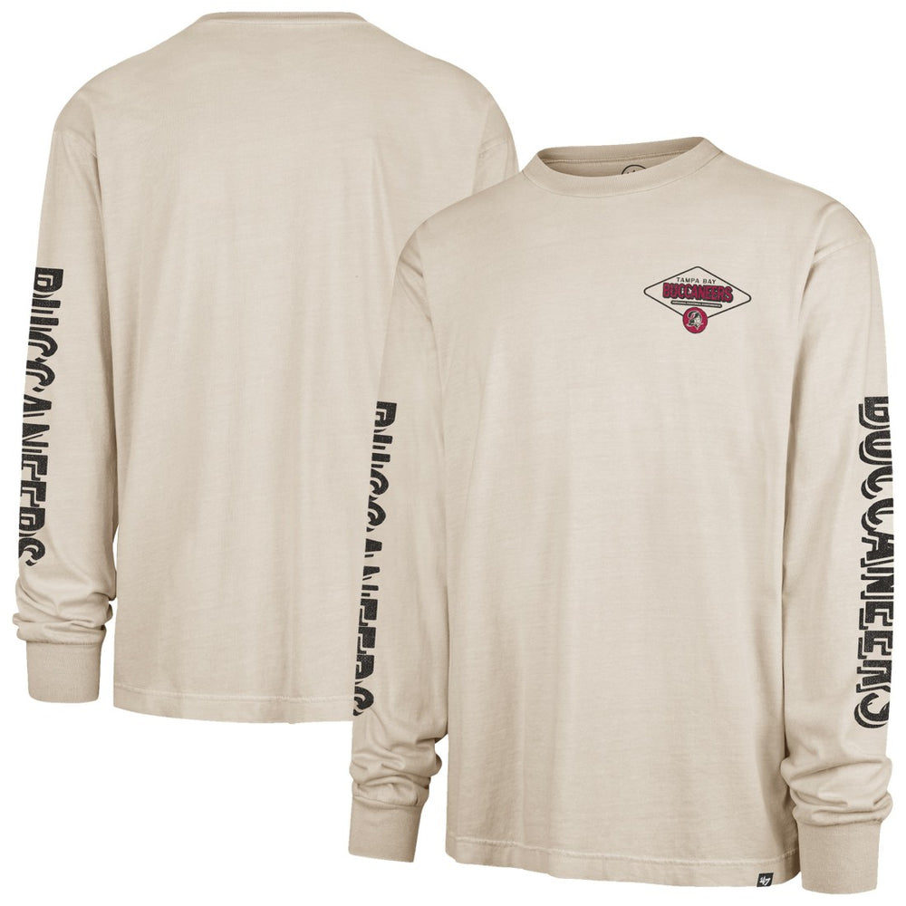 Tampa Bay Buccaneers '47 Cairn Ravine Foundation Throwback Long Sleeve T-Shirt - Tan online