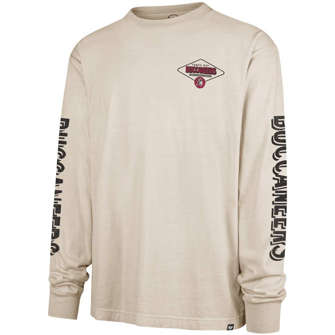 Tampa Bay Buccaneers '47 Cairn Ravine Foundation Throwback Long Sleeve T-Shirt - Tan online