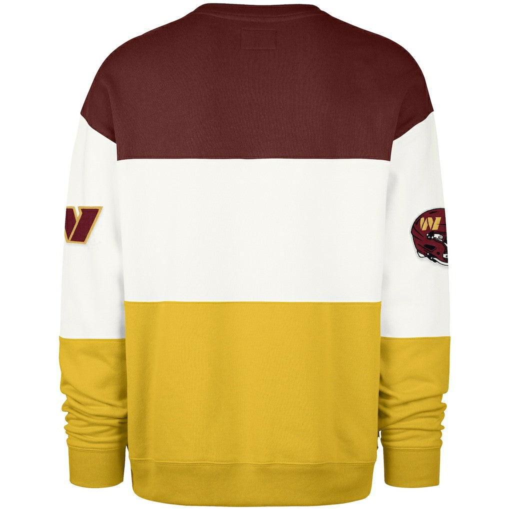 Washington Commanders '47 Breeze Maximalist Sweatshirt - Burgundy/Gold cheap