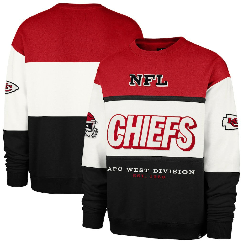 Kansas City Chiefs '47 Breeze Maximalist Sweatshirt - Red/Black outlet