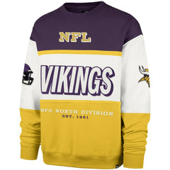 Minnesota Vikings '47 Breeze Maximalist Sweatshirt - Purple/Gold discount