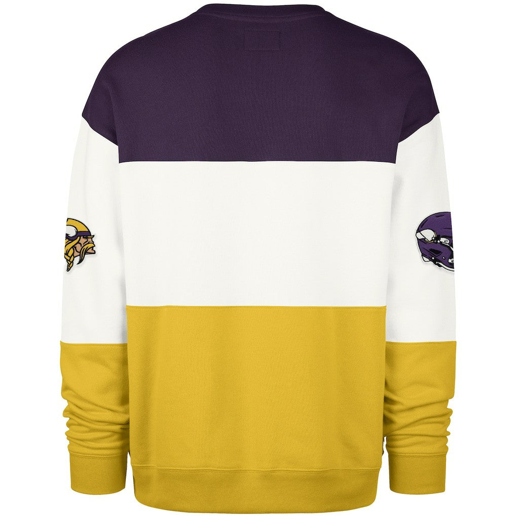 Minnesota Vikings '47 Breeze Maximalist Sweatshirt - Purple/Gold discount