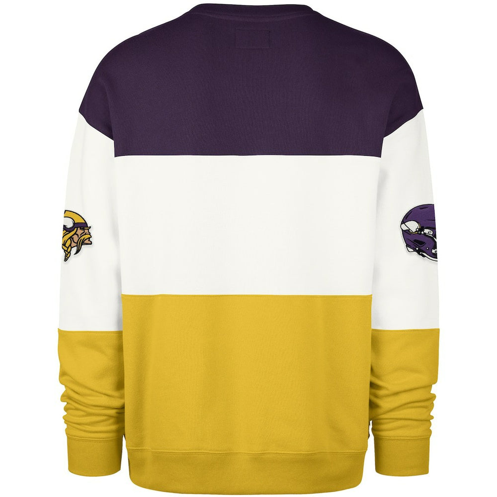 Minnesota Vikings '47 Breeze Maximalist Sweatshirt - Purple/Gold discount