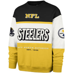 Pittsburgh Steelers '47 Breeze Maximalist Sweatshirt - Black/Gold for sale