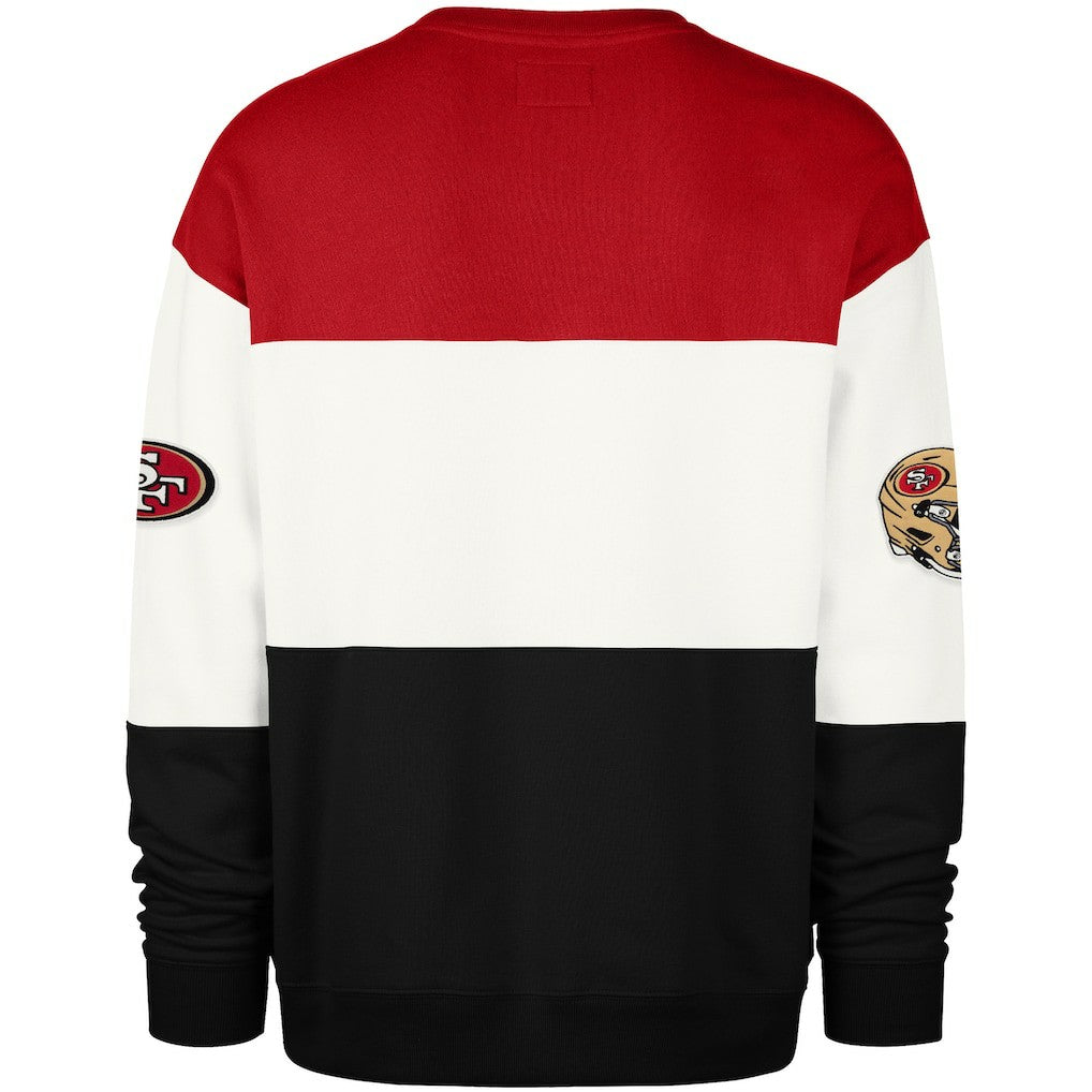San Francisco 49ers '47 Breeze Maximalist Sweatshirt - Scarlet/Black online