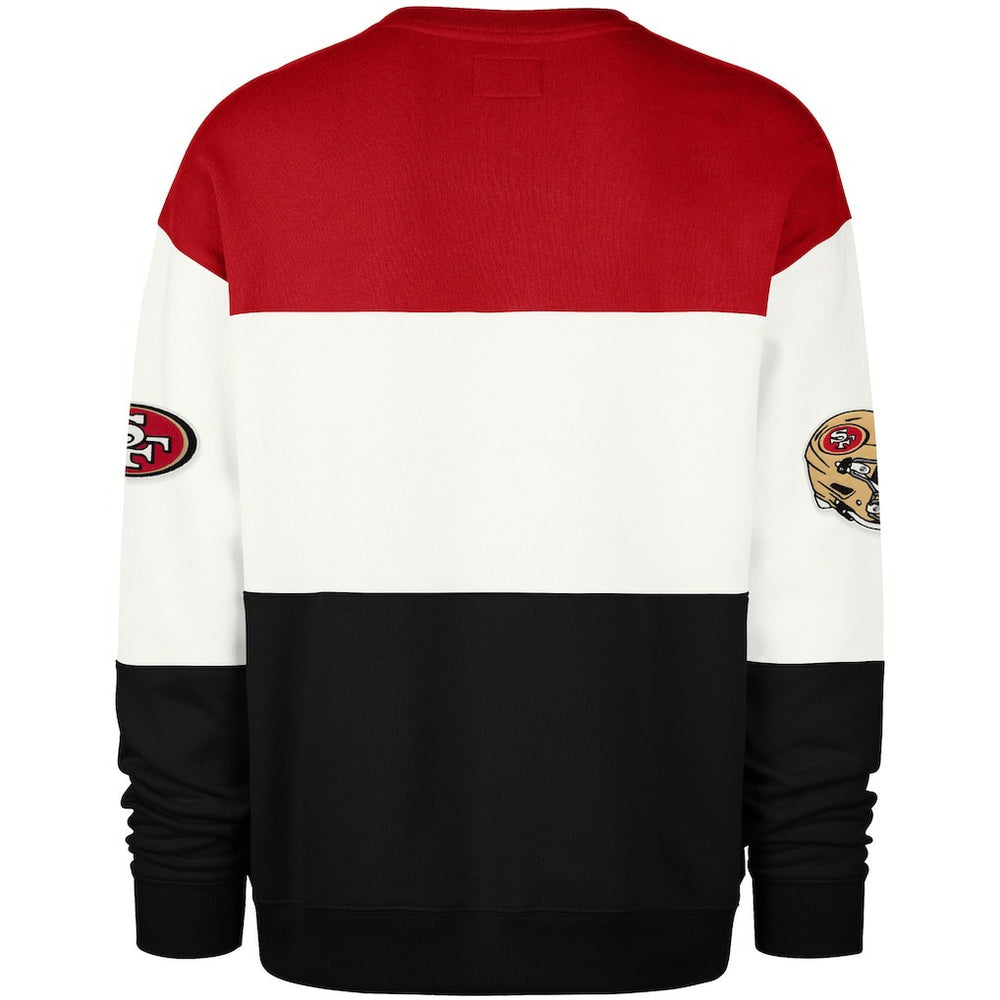 San Francisco 49ers '47 Breeze Maximalist Sweatshirt - Scarlet/Black online