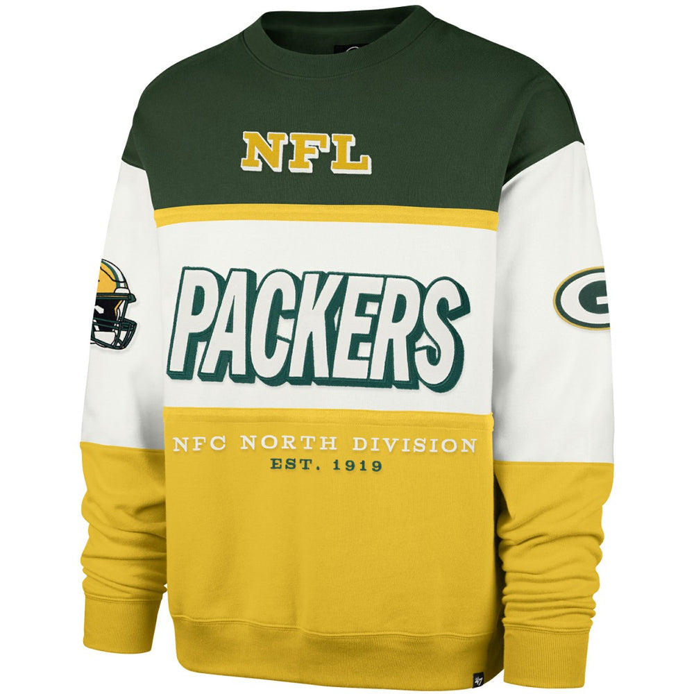 Green Bay Packers '47 Breeze Maximalist Sweatshirt - Green/Gold on sale