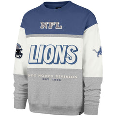Detroit Lions '47 Breeze Maximalist Sweatshirt - Blue/Gray outlet