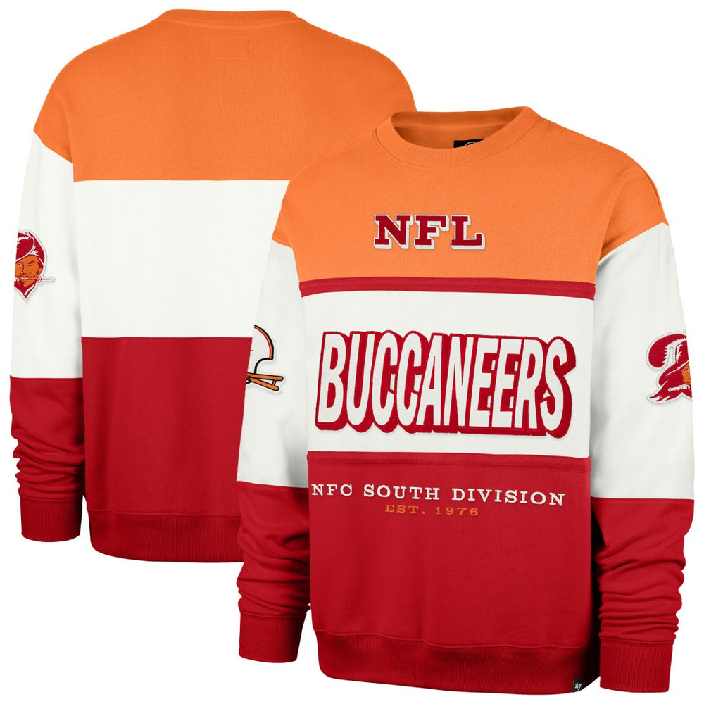 Tampa Bay Buccaneers '47 Throwback Breeze Maximalist Sweatshirt - Orange/Red cheap