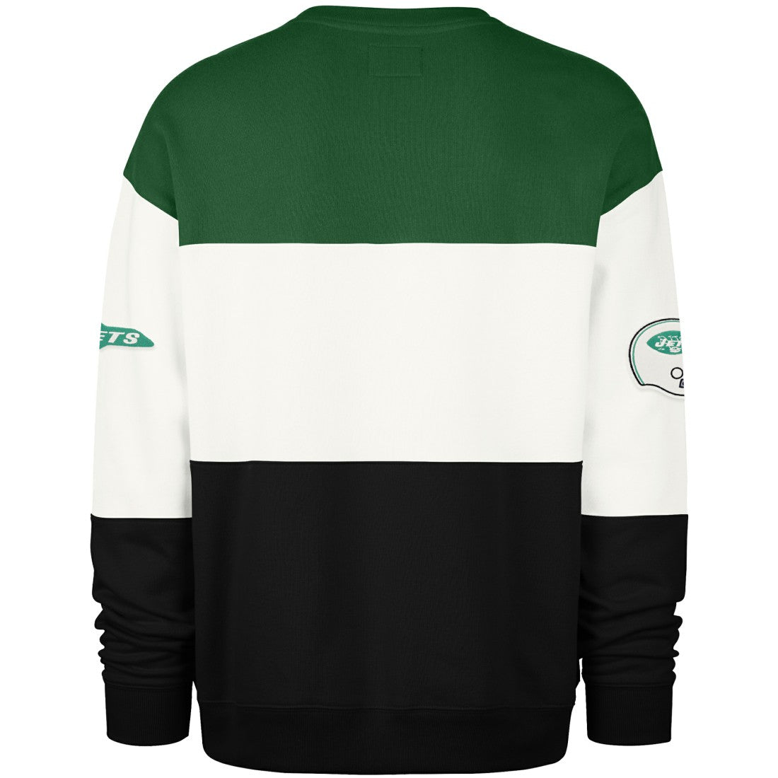 New York Jets '47 Throwback Breeze Maximalist Sweatshirt - Kelly Green/Black outlet