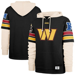 Washington Commanders '47 Split Zone Cornerback Duo Hoodie - Black cheap