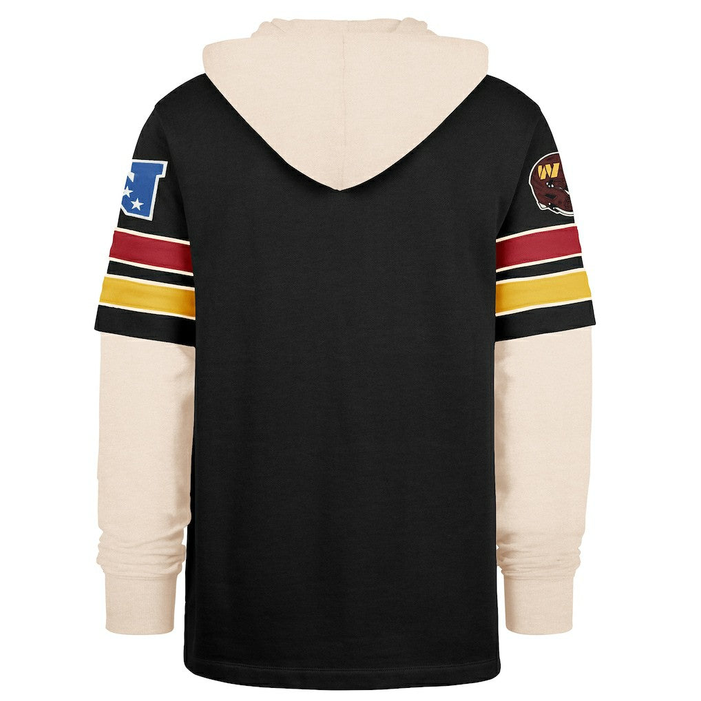Washington Commanders '47 Split Zone Cornerback Duo Hoodie - Black cheap