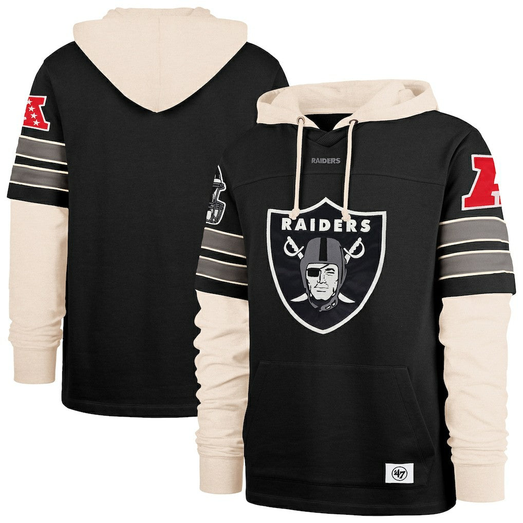 Las Vegas Raiders '47 Split Zone Cornerback Duo Hoodie - Black for sale