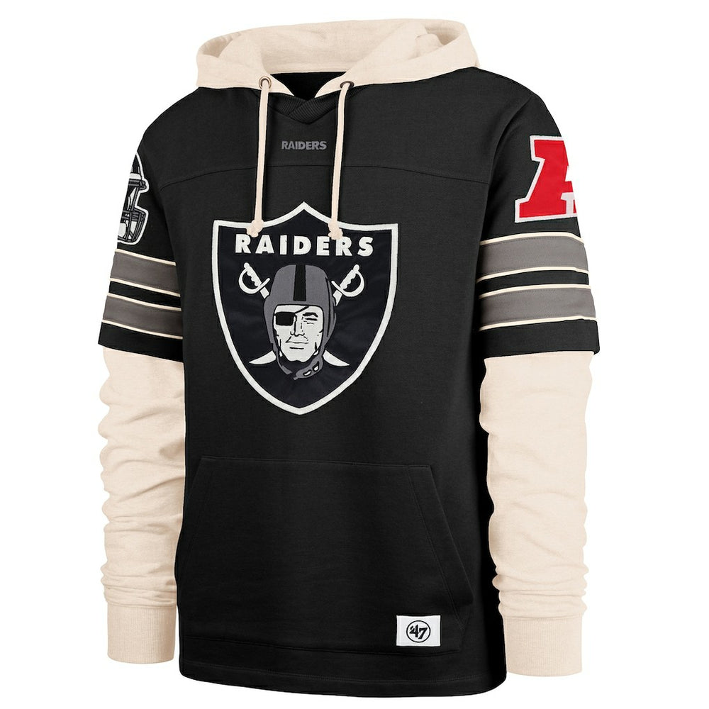 Las Vegas Raiders '47 Split Zone Cornerback Duo Hoodie - Black for sale