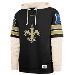 New Orleans Saints '47 Split Zone Cornerback Duo Hoodie - Black on sale