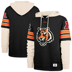 Cincinnati Bengals '47 Split Zone Cornerback Duo Hoodie - Black sale