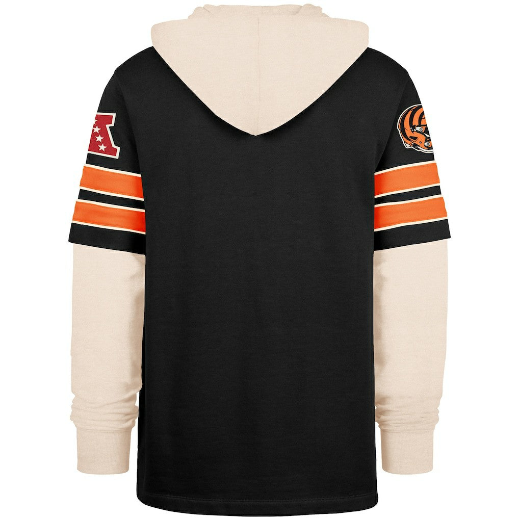 Cincinnati Bengals '47 Split Zone Cornerback Duo Hoodie - Black sale