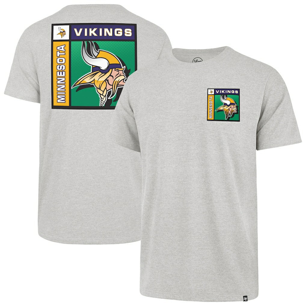 Minnesota Vikings '47 Chrome Plate Franklin T-Shirt - Gray outlet