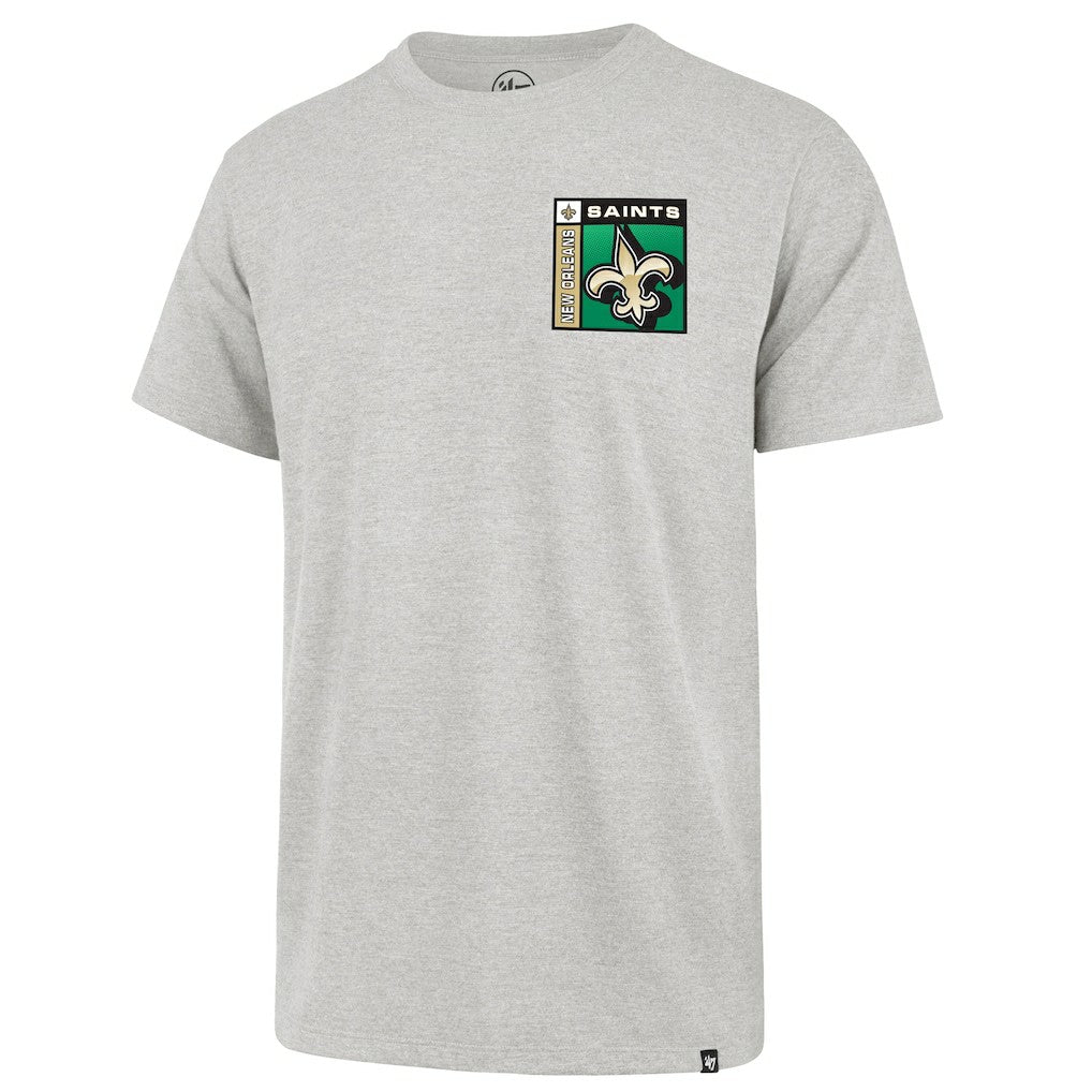 New Orleans Saints '47 Chrome Plate Franklin T-Shirt - Gray on sale