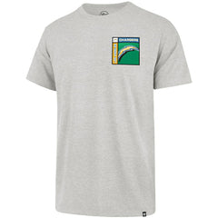 Los Angeles Chargers '47 Chrome Plate Franklin T-Shirt - Gray sale