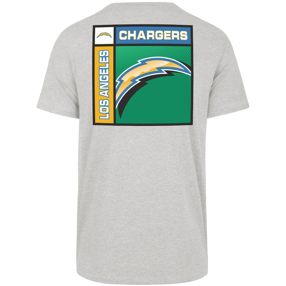 Los Angeles Chargers '47 Chrome Plate Franklin T-Shirt - Gray sale