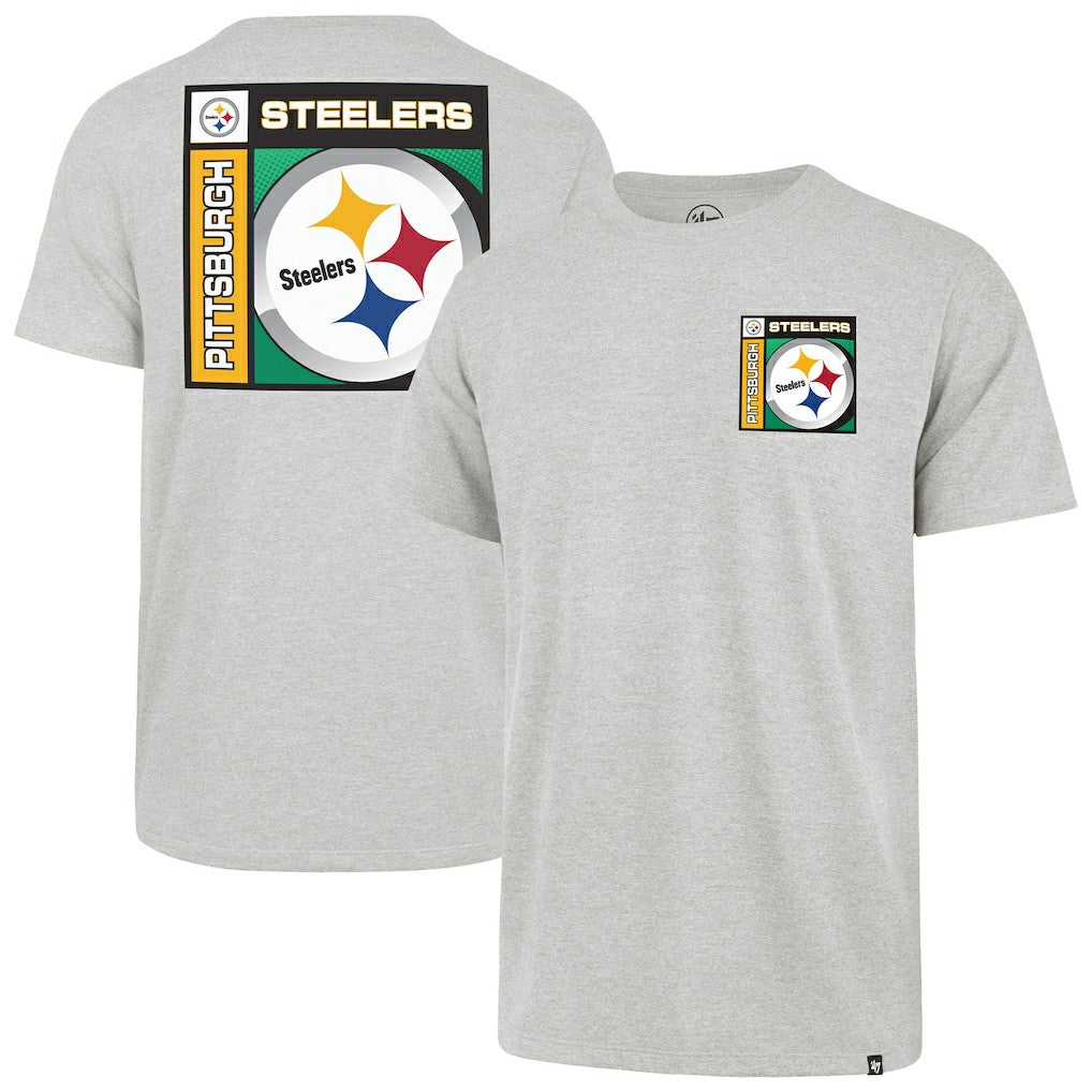 Pittsburgh Steelers '47 Chrome Plate Franklin T-Shirt - Gray cheap