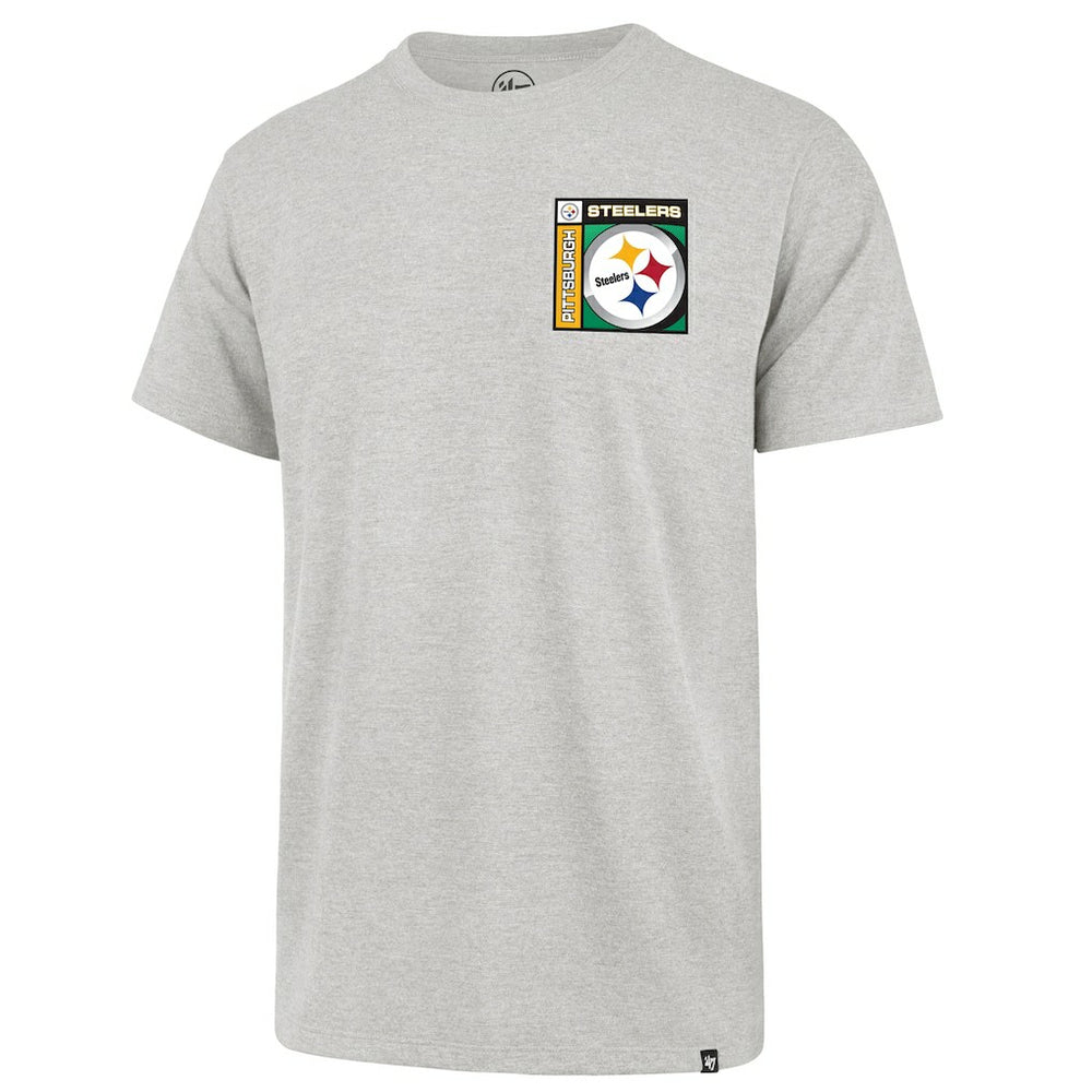 Pittsburgh Steelers '47 Chrome Plate Franklin T-Shirt - Gray cheap