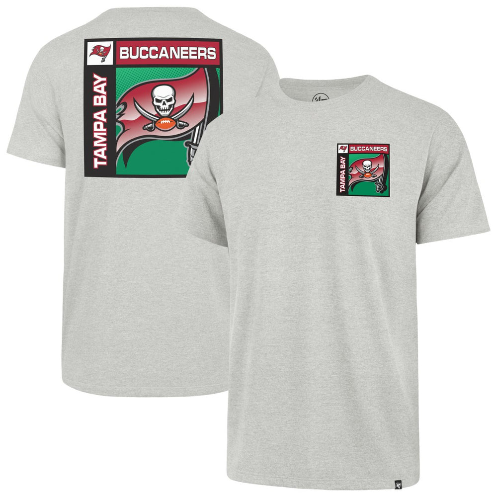 Tampa Bay Buccaneers '47 Chrome Plate Franklin T-Shirt - Gray for sale