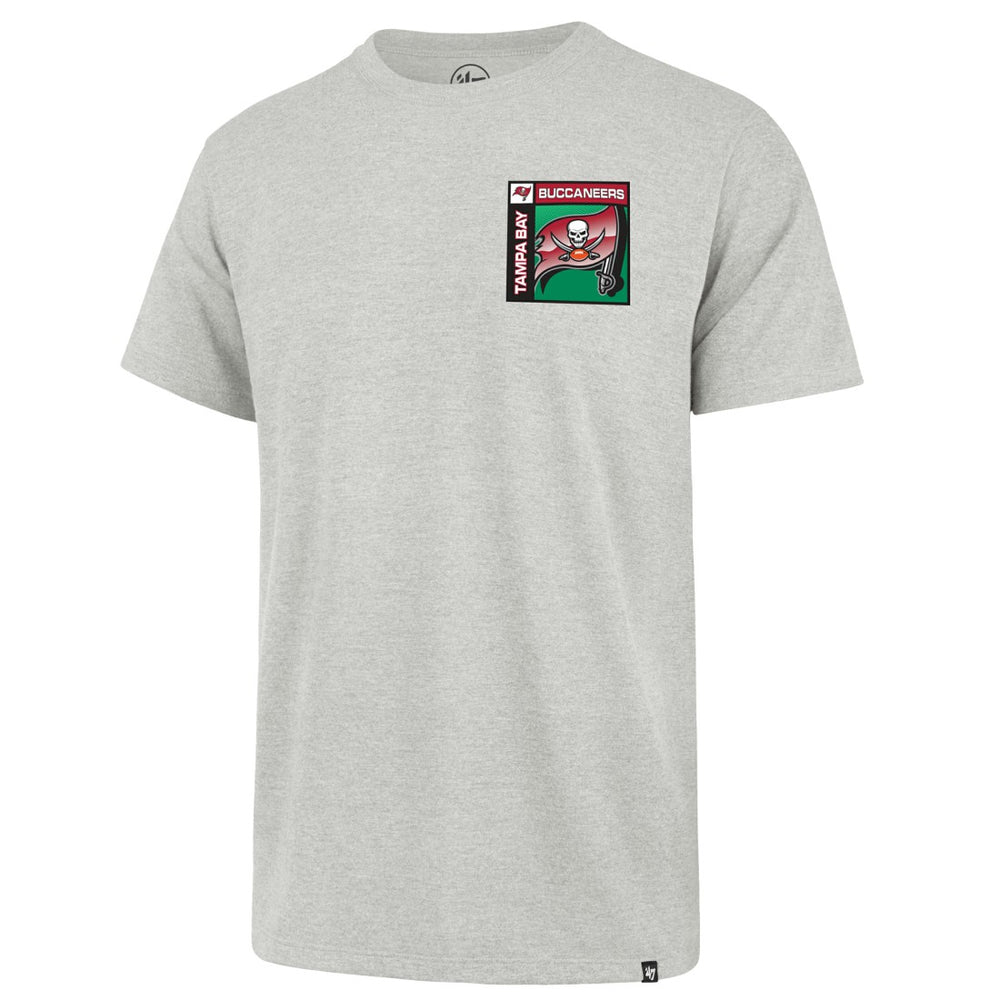 Tampa Bay Buccaneers '47 Chrome Plate Franklin T-Shirt - Gray for sale
