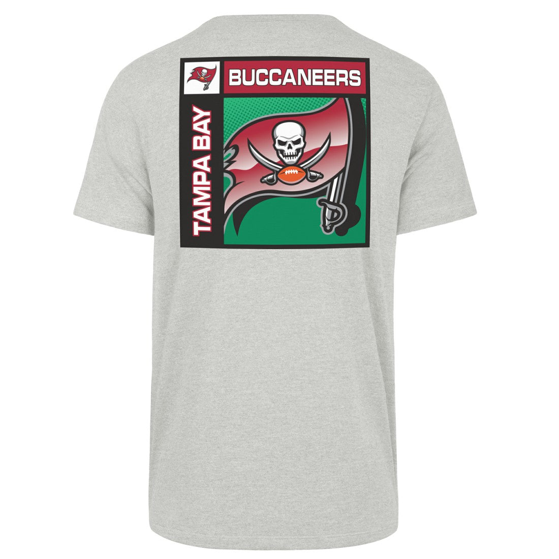 Tampa Bay Buccaneers '47 Chrome Plate Franklin T-Shirt - Gray for sale