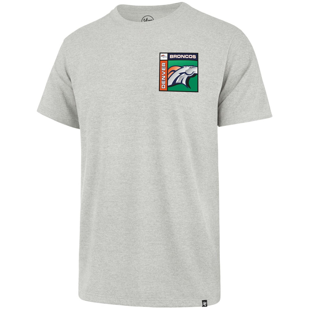 Denver Broncos '47 Chrome Plate Franklin T-Shirt - Gray for sale