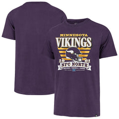 Minnesota Vikings '47 Stripe Splash Franklin T-Shirt - Purple online