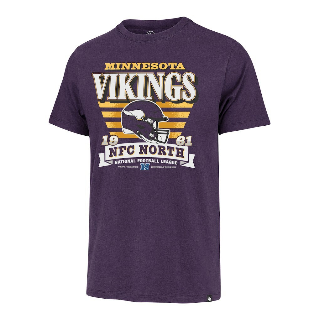 Minnesota Vikings '47 Stripe Splash Franklin T-Shirt - Purple online