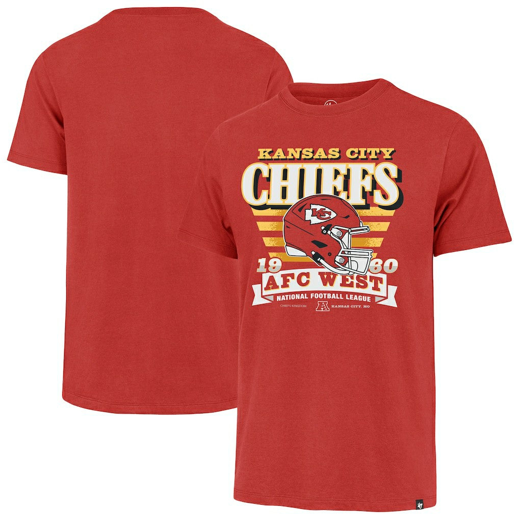 Kansas City Chiefs '47 Stripe Splash Franklin T-Shirt - Red cheap