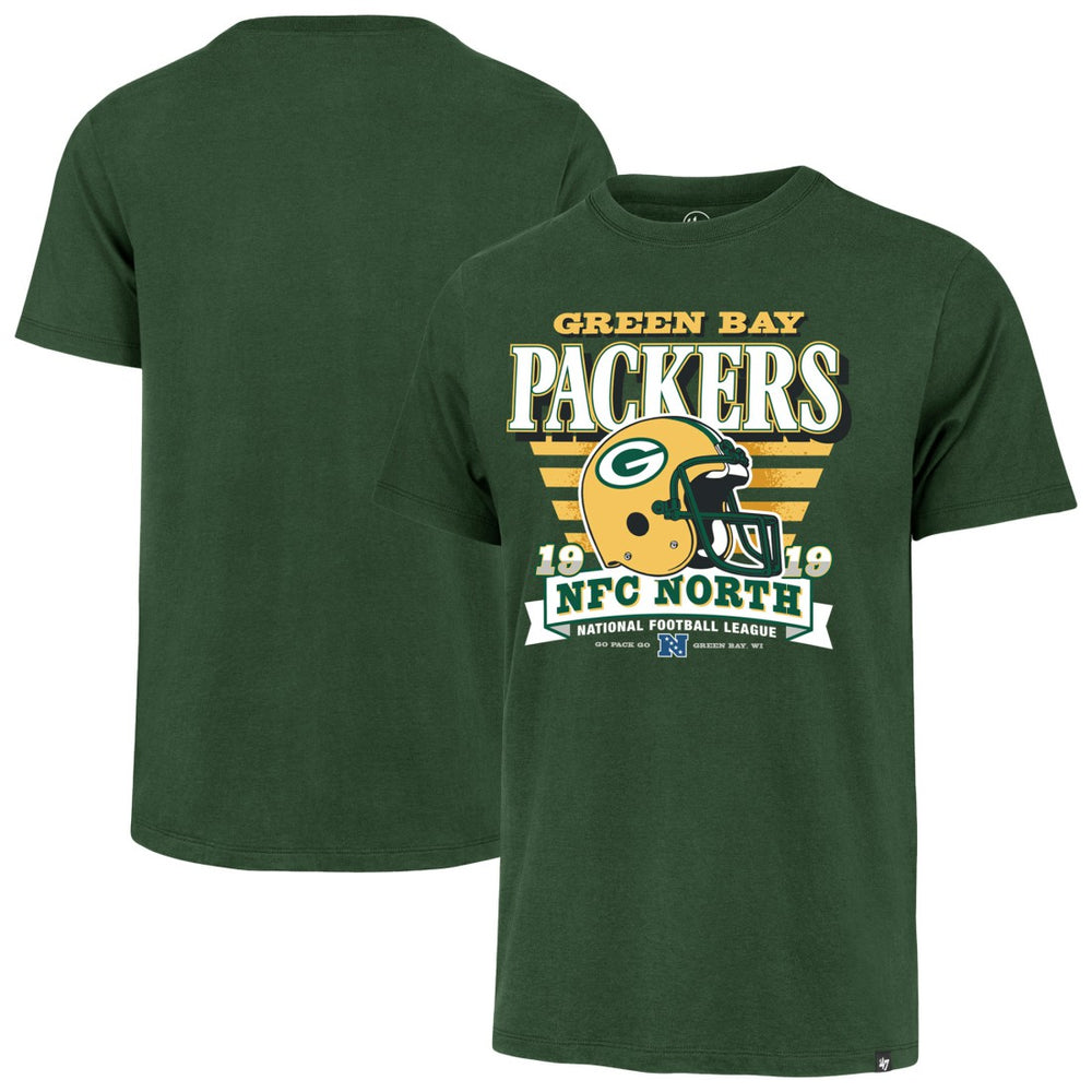 Green Bay Packers '47 Stripe Splash Franklin Throwback T-Shirt - Green cheap