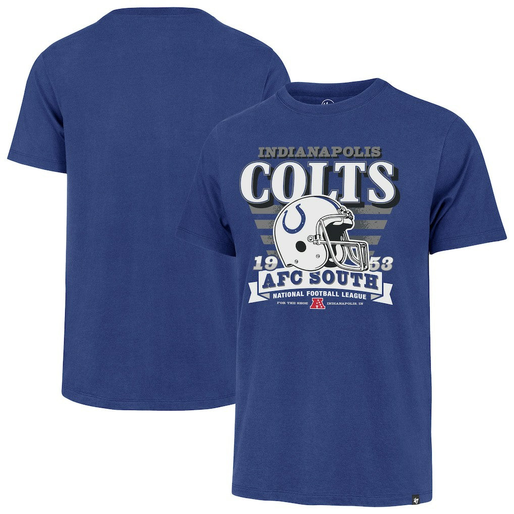 Indianapolis Colts '47 Stripe Splash Franklin Throwback T-Shirt - Royal cheap