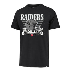 Las Vegas Raiders '47 Stripe Splash Franklin Throwback T-Shirt - Black discount