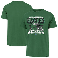 Philadelphia Eagles '47 Stripe Splash Franklin Throwback T-Shirt - Kelly Green online