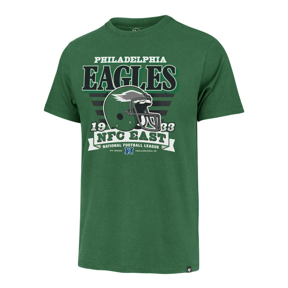 Philadelphia Eagles '47 Stripe Splash Franklin Throwback T-Shirt - Kelly Green online