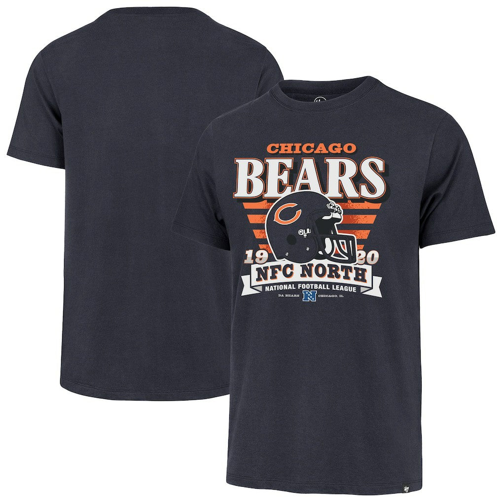 Chicago Bears '47 Stripe Splash Franklin Throwback T-Shirt - Navy discount