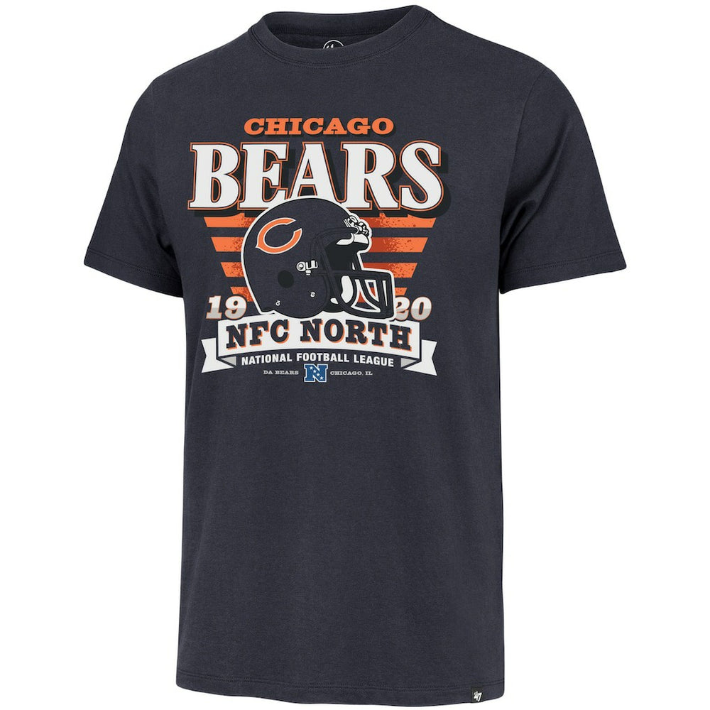 Chicago Bears '47 Stripe Splash Franklin Throwback T-Shirt - Navy discount